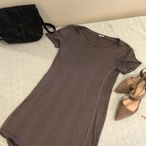 Striped t shirt dress